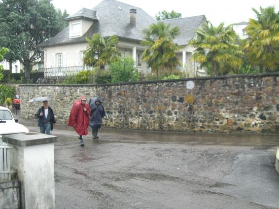 Nous arrivons trempé